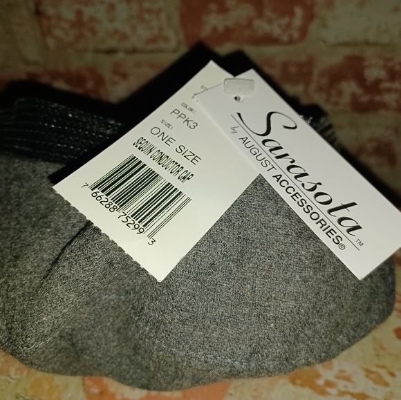 Sarasota Accessories Wool/Ble Sequin Bow Grady Cap - Picture 13 of 16